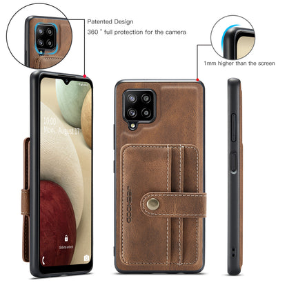 Powerful Magnetic Card Holder Galaxy A12 Case Detachable