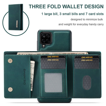 Retro Detachable Fold Wallet Galaxy A12 Case Magnetic Clip