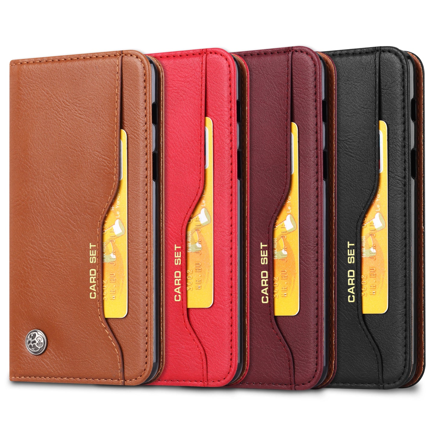 Classical Knead Leather Galaxy A12 Case with Notes Pocket