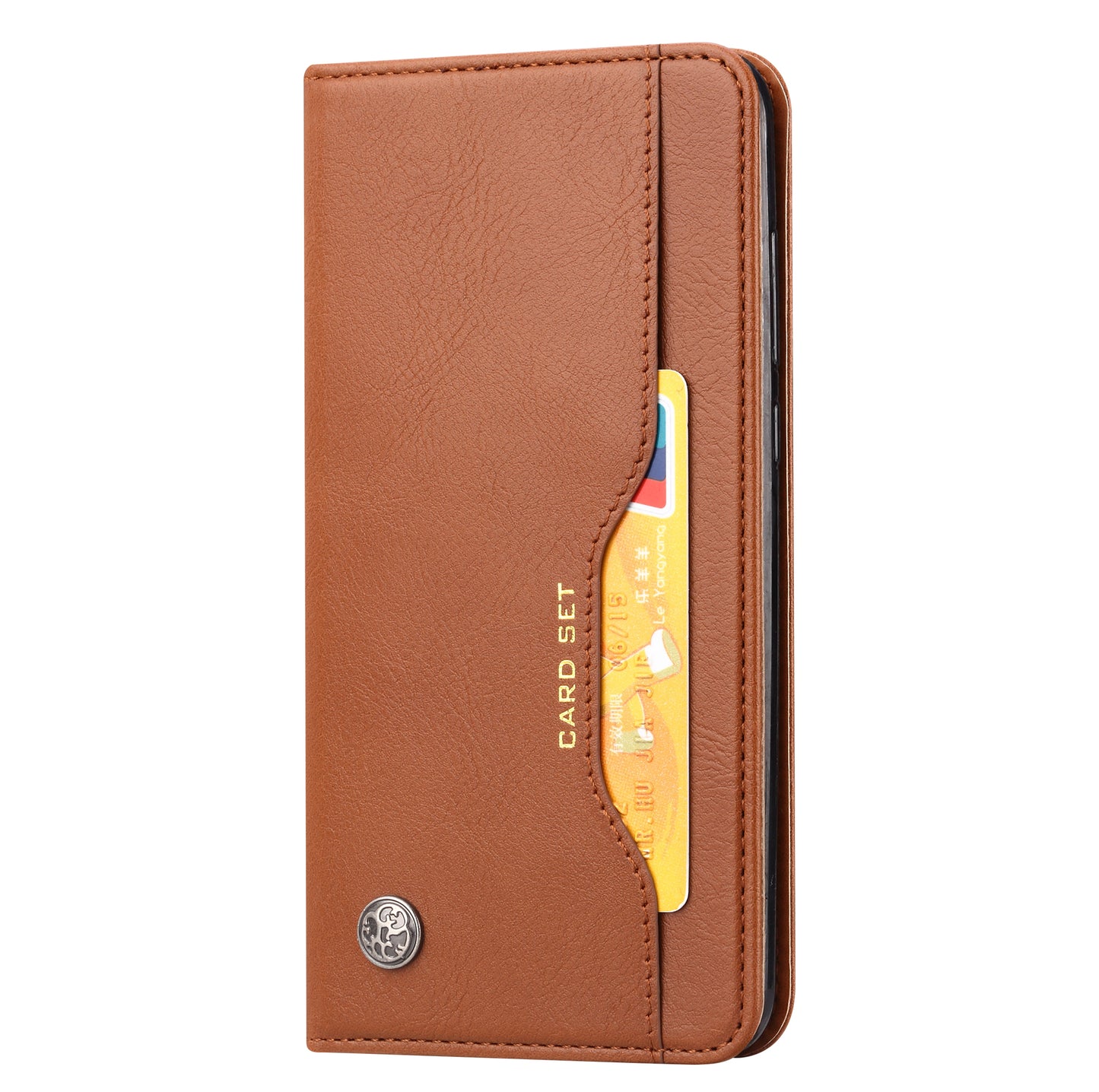 Classical Knead Leather Galaxy A12 Case with Notes Pocket