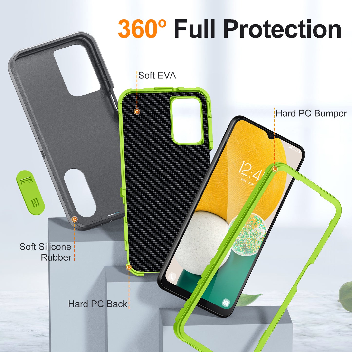 Defender Stand Galaxy A13 Case Military Protection