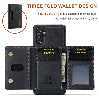 Retro Detachable Fold Card Holder Galaxy A13 Case Magnetic Clip