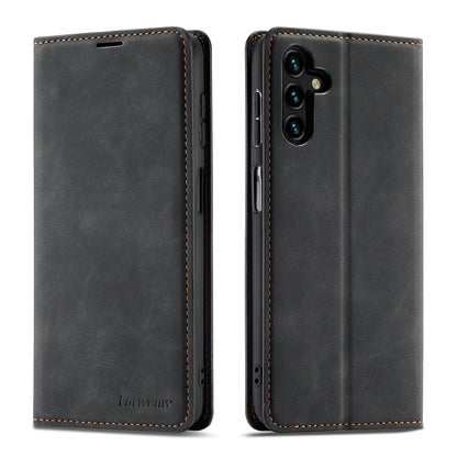 Illusion Slim Retro Leather Galaxy A15 Case Magnetic