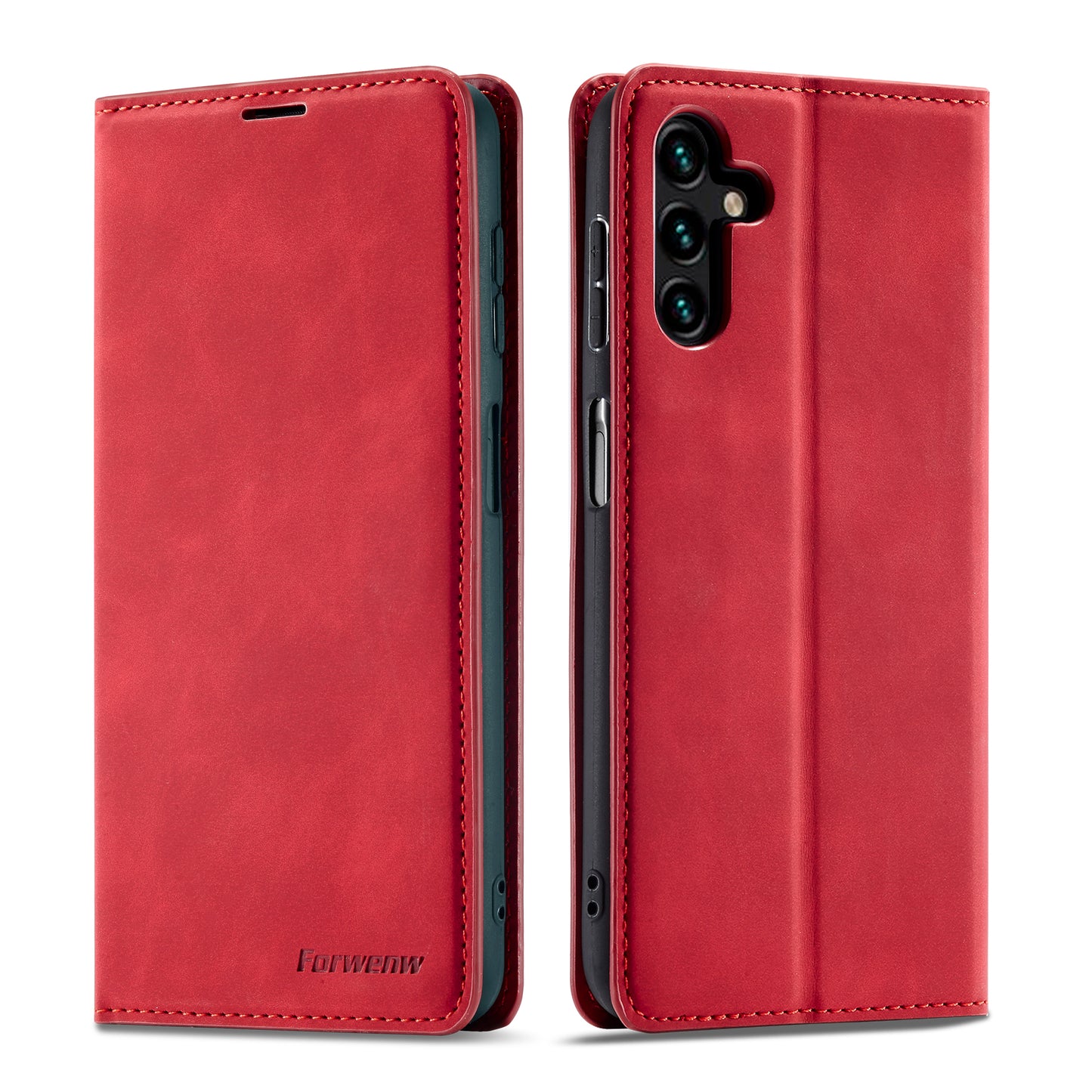 Illusion Slim Retro Leather Galaxy A05s Case Magnetic