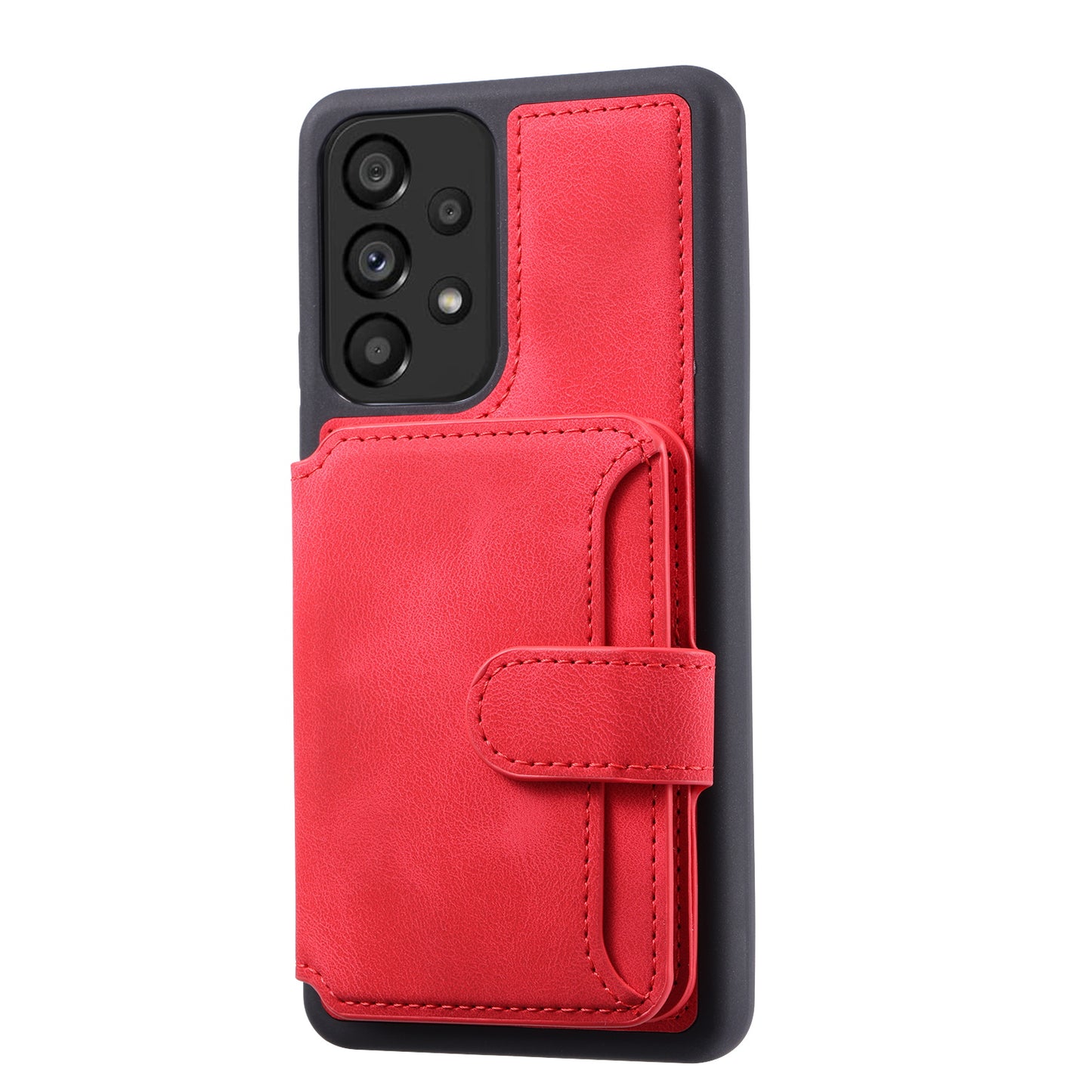 Fantasy Card Slots Buckle Galaxy A13 Case Leather Anti-theft