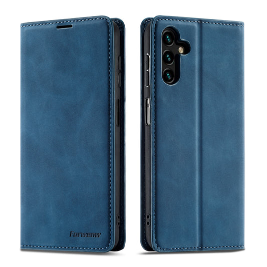 Illusion Slim Retro Leather Galaxy A05s Case Magnetic