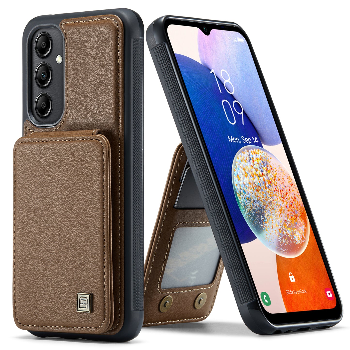 Multiple Card Slots Galaxy A34 Case Magnetic Car Mount