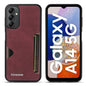 Insert Card Slot Leather Skin Galaxy A14 Case Back