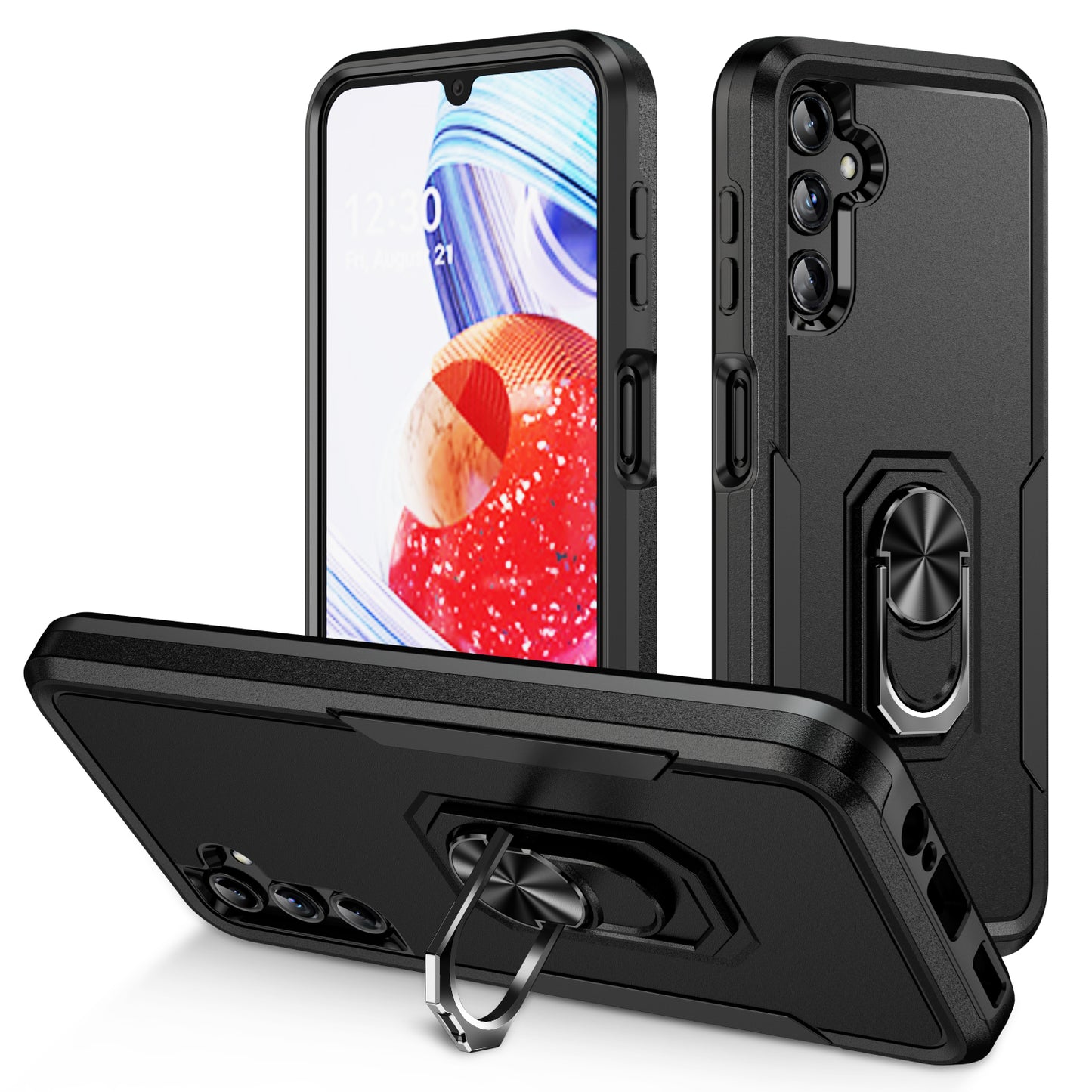 Pioneer Galaxy A34 Case Rotating Ring Stand