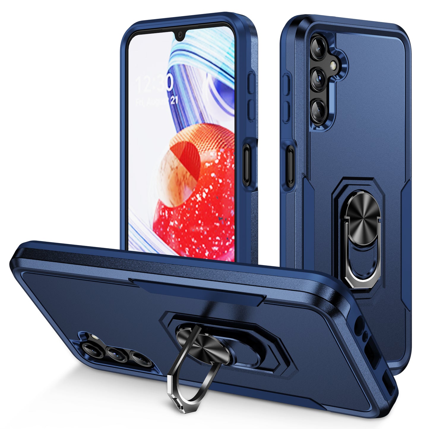 Pioneer Galaxy A34 Case Rotating Ring Stand