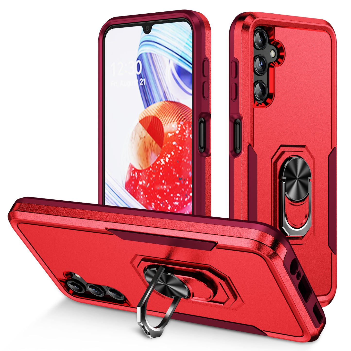 Pioneer Galaxy A34 Case Rotating Ring Stand