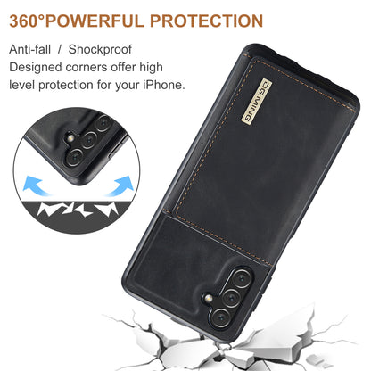 Retro Detachable Fold Wallet Galaxy A14 Case Magnetic Clip