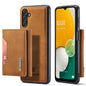 Retro Detachable Fold Card Holder Galaxy A14 Case Magnetic Clip