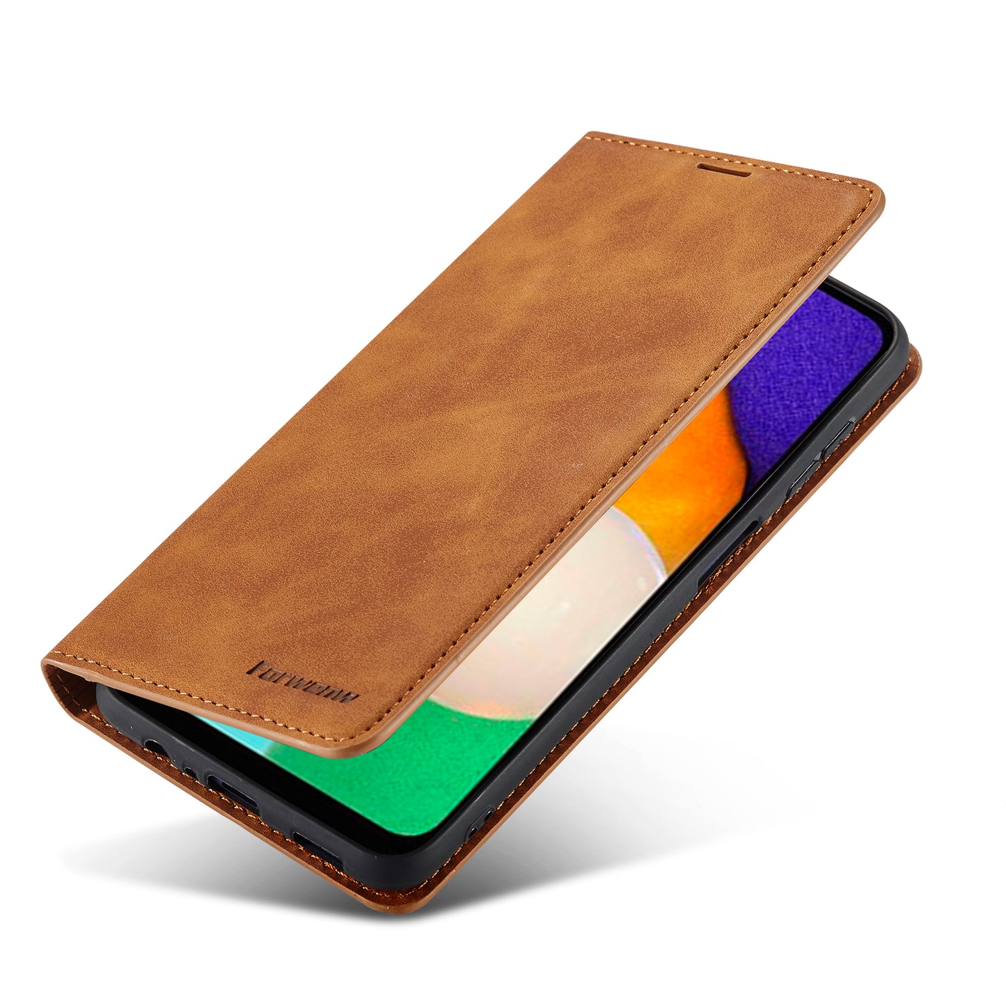 Illusion Slim Retro Leather Galaxy A54 Case Magnetic