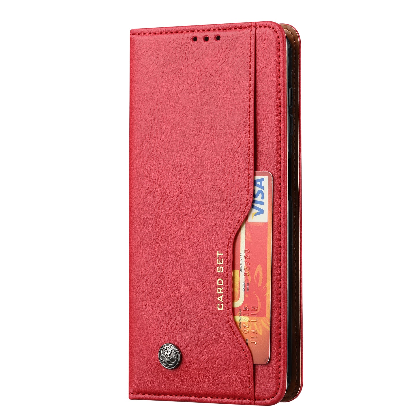 Classical Knead Leather Galaxy A14 Case with Notes Pocket