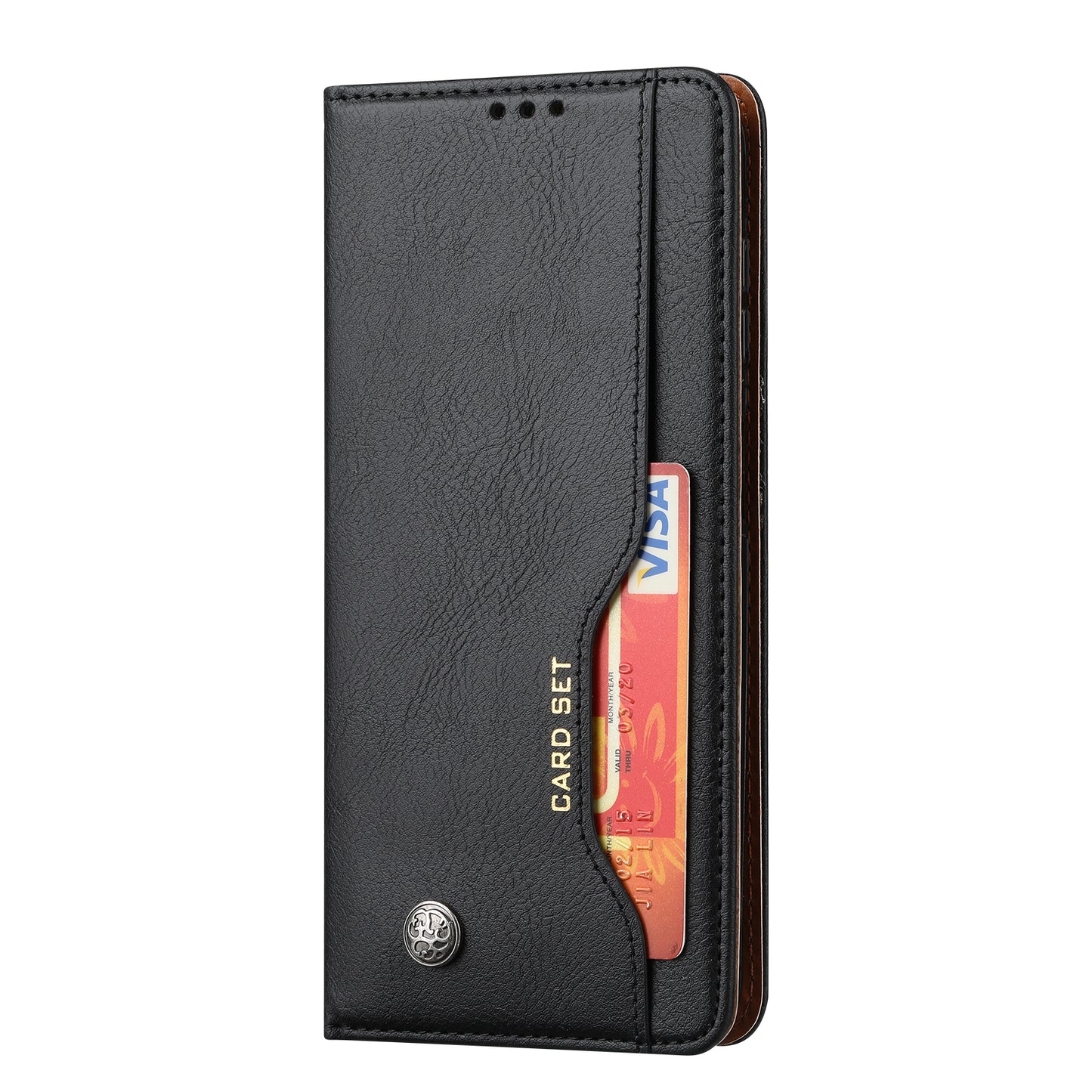 Classical Knead Leather Galaxy A14 Case with Notes Pocket