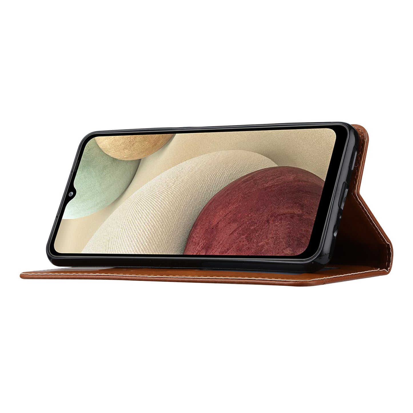 Classical Knead Leather Galaxy A14 Case with Notes Pocket