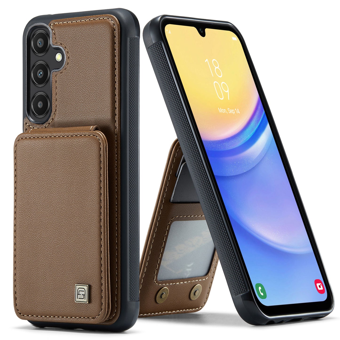 Multiple Card Slots Galaxy A25 Case Magnetic Car Mount