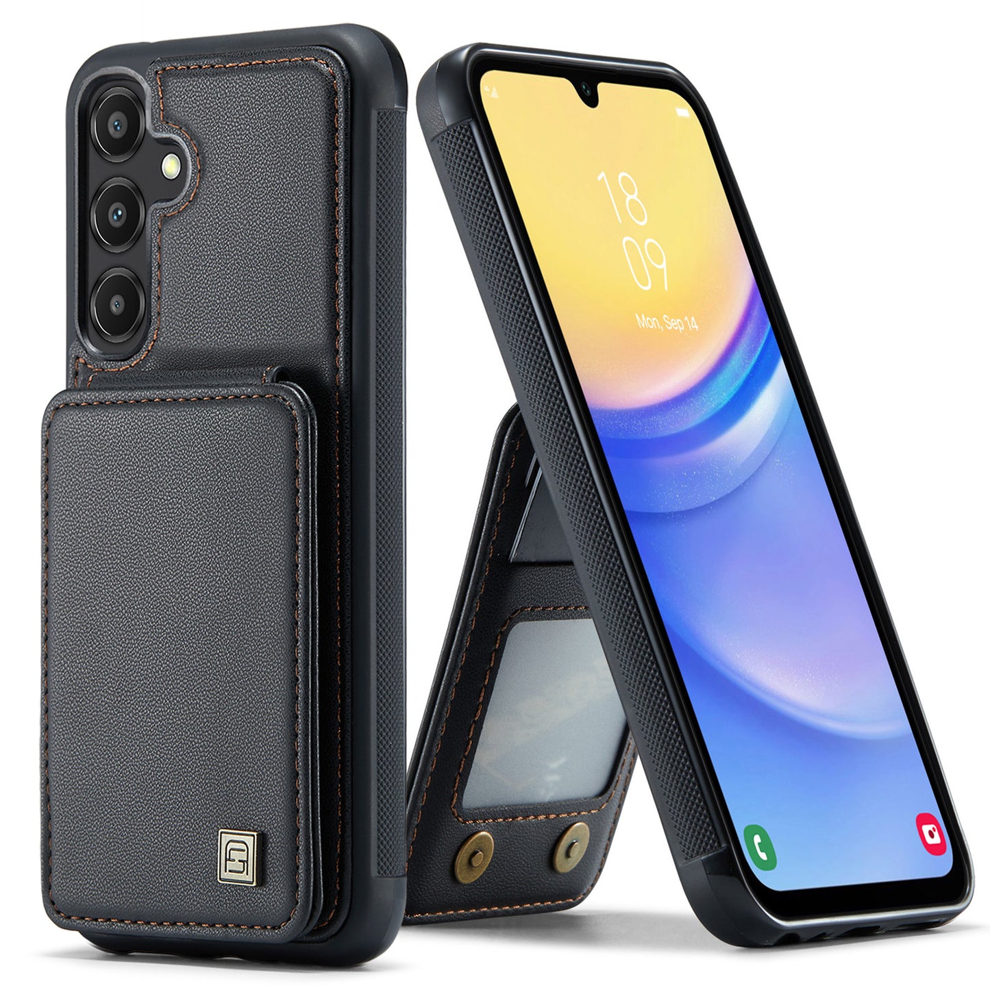 Multiple Card Slots Galaxy A25 Case Magnetic Car Mount