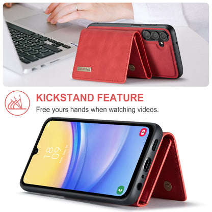 Retro Detachable Fold Wallet Galaxy A15 Case Magnetic Clip