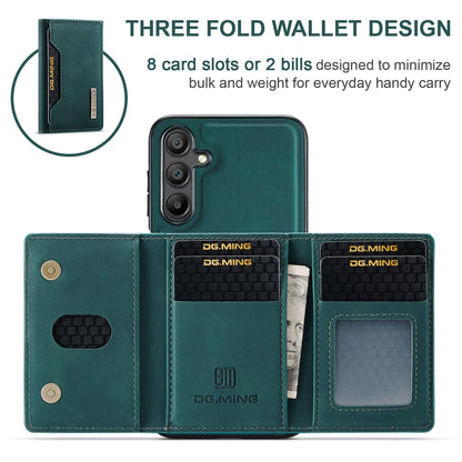 Retro Detachable Fold Card Holder Galaxy A15 Case Magnetic Clip