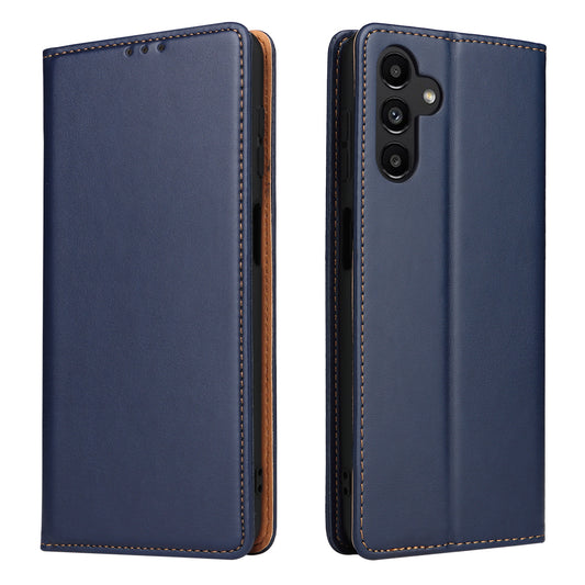 PU Leather Galaxy A55 Case Wallet Stand Texture Deluxe