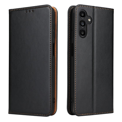 PU Leather Galaxy A35 Case Wallet Stand Texture Deluxe