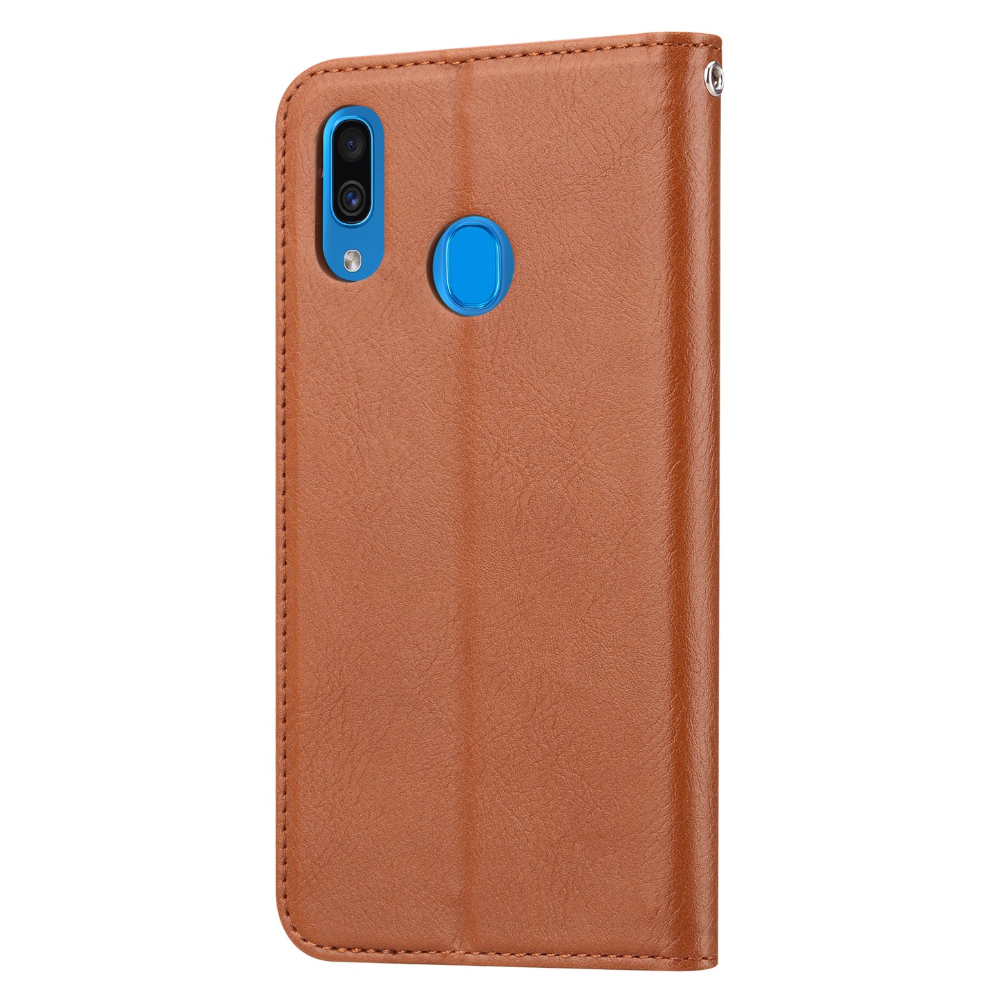 Classical Knead Leather Galaxy A20e Case with Notes Pocket