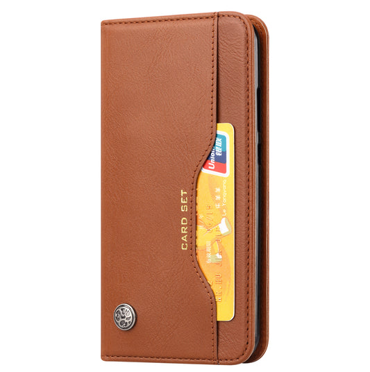 Classical Knead Leather Galaxy A20e Case with Notes Pocket