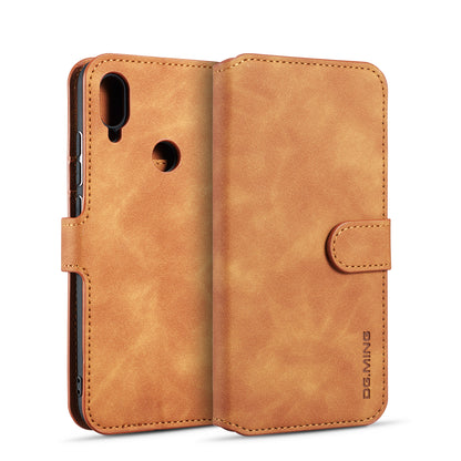 Retro Leather Edge Galaxy A30s Case with Hand Strap