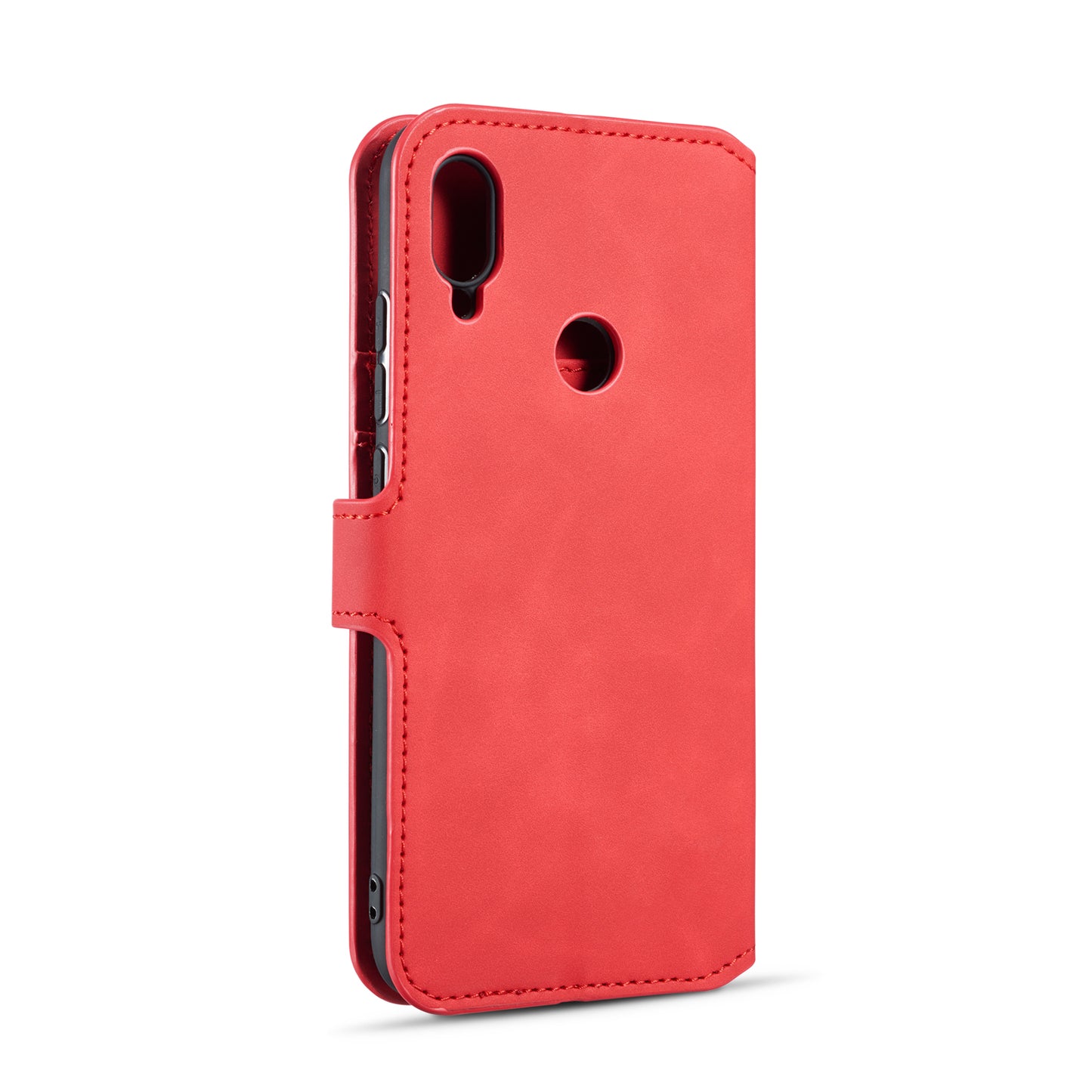 Retro Leather Edge Galaxy A20 Case with Hand Strap