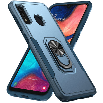 Pioneer Galaxy A30 Case Rotating Ring Stand