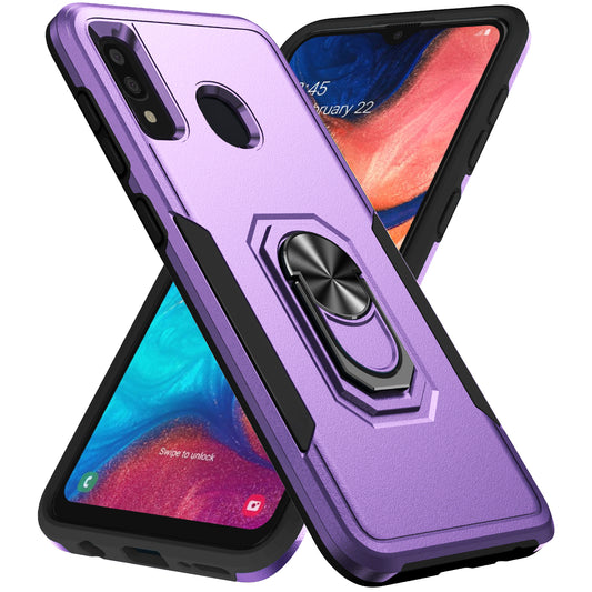 Pioneer Galaxy A30 Case Rotating Ring Stand