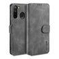 Retro Leather Edge Galaxy A21 Case with Hand Strap