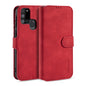 Retro Leather Edge Galaxy A21s Case with Hand Strap