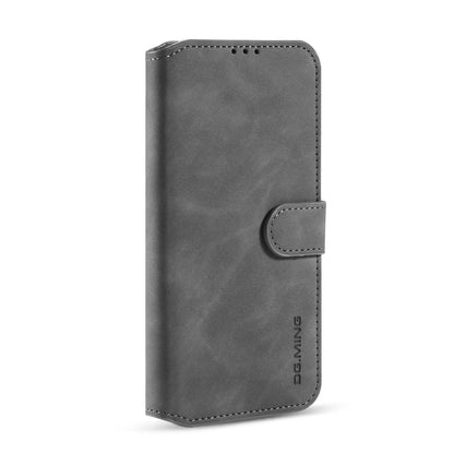 Retro Leather Edge Galaxy A21s Case with Hand Strap