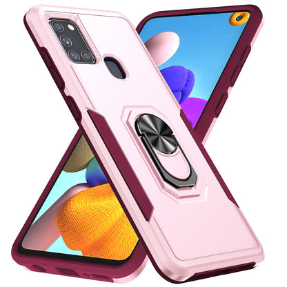 Pioneer Galaxy A21s Case Rotating Ring Stand