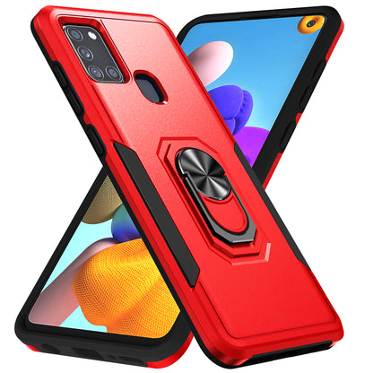 Pioneer Galaxy A21s Case Rotating Ring Stand