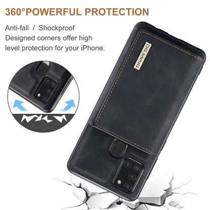 Retro Detachable Fold Wallet Galaxy A21s Case Magnetic Clip