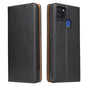 PU Leather Galaxy A21s Case Wallet Stand Texture Deluxe