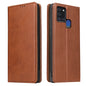 PU Leather Galaxy A21s Case Wallet Stand Texture Deluxe