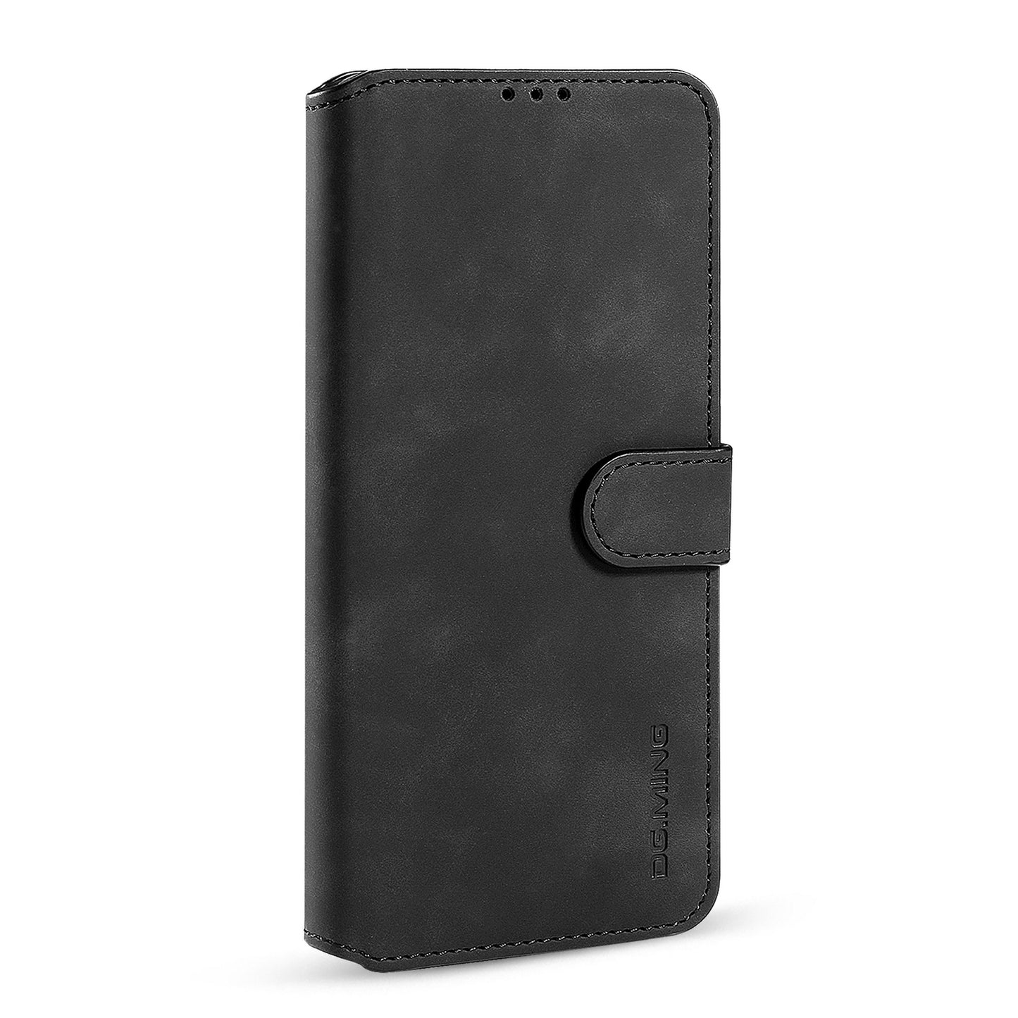 Retro Leather Edge Galaxy A22 Case with Hand Strap