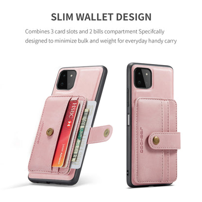 Powerful Magnetic Card Holder Galaxy A22 Case Detachable