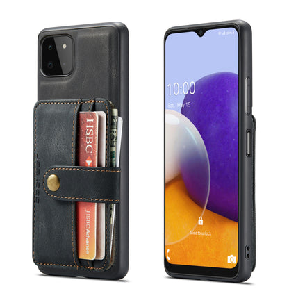 Powerful Magnetic Card Holder Galaxy A22 Case Detachable