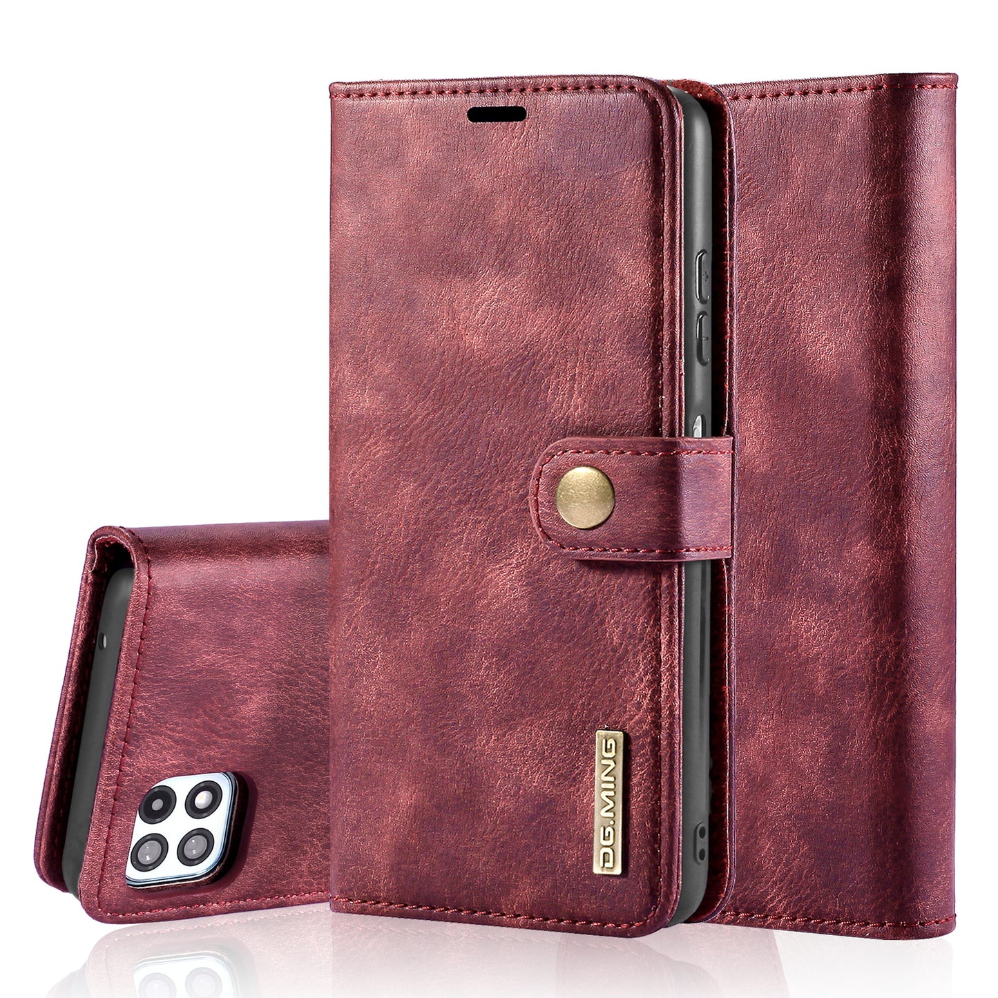 Wallet Detachable 2 In 1 Buckle Galaxy A22 Case Magnetic