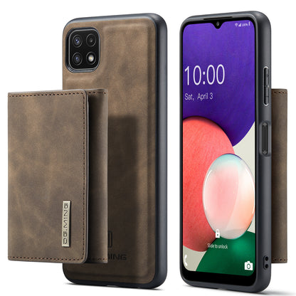 Retro Detachable Fold Wallet Galaxy A22s Case Magnetic Clip