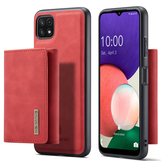 Retro Detachable Fold Wallet Galaxy A22 Case Magnetic Clip