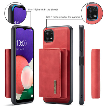 Retro Detachable Fold Wallet Galaxy A22s Case Magnetic Clip