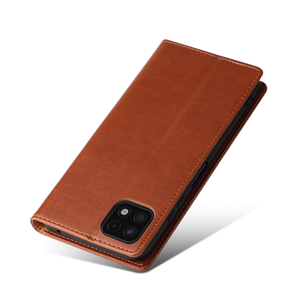 PU Leather Galaxy A22 Case Wallet Stand Texture Deluxe