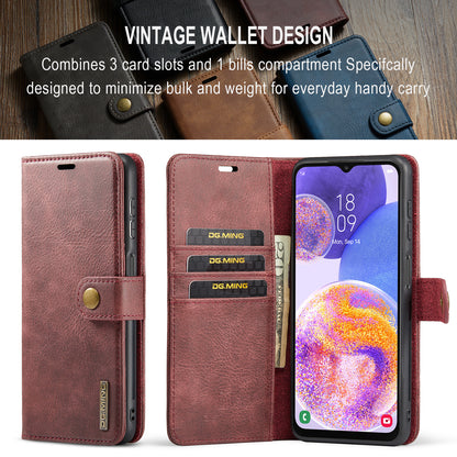 Wallet Detachable 2 In 1 Buckle Galaxy A23 Case Magnetic